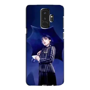 Чехлы с принтом Уэнсдей на Samsung Galaxy S9 Plus G965 (Уэнсдей с зонтом)