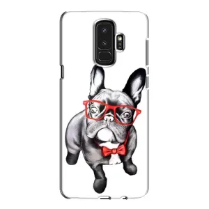 Бампер для Samsung Galaxy S9 Plus G965 с картинкой "Песики" (В очках)
