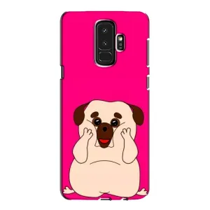 Чехол (ТПУ) Милые собачки для Samsung Galaxy S9 Plus G965 (Веселый Мопсик)