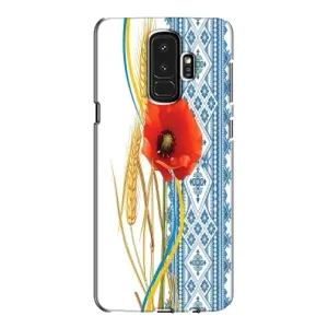 Силіконовый Чохол на Samsung Galaxy S9 Plus G965 з картинкой Вишиванки (Вишиванка з квіткою)