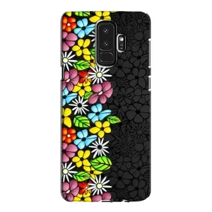 Чехол с Цветами для Samsung Galaxy S9 Plus G965 (Яркие цветы)