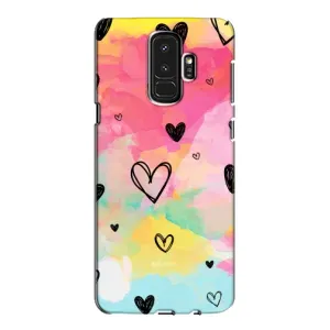 Чехлы с тематикой "Маленькие Сердечки" на Samsung Galaxy S9 Plus G965 (Яркие сердечки)