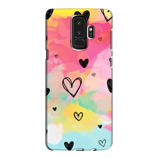 Чехол с рисунком «Яркие сердечки» для Samsung Galaxy S9 Plus (G965) Чехол с рисунком «Яркие сердечки» для Samsung Galaxy S9 Plus (G965)
