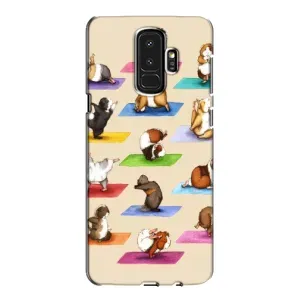 Чохол з Прикольним Принтом на Samsung Galaxy S9 Plus G965 (Йога свинок)