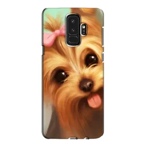 Чехол (ТПУ) Милые собачки для Samsung Galaxy S9 Plus G965 (Йоршенский терьер)
