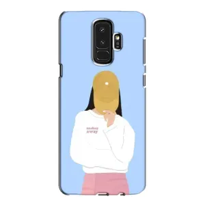 Силиконовый Чехол на Samsung Galaxy S9 Plus G965 с картинкой Стильных Девушек (Желтая кепка)