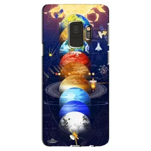 Чехол (ТПУ) с планетами на Samsung Galaxy S9, G960 (Арт планети)