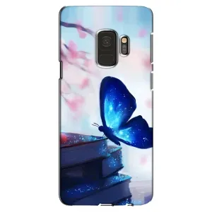 Силіконовий бампер з картинкою звірів для Samsung Galaxy S9, G960 (Метелик синій)