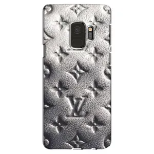 Текстурный Чехол Louis Vuitton для Самсунг С9 (Бежевый ЛВ)