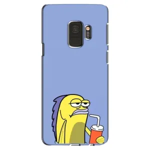 Бампер с принтом Мемы для Samsung Galaxy S9, G960 (Безразличие)