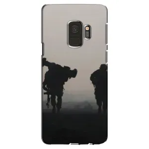 Чехлы на военную тематику для Samsung Galaxy S9, G960 (Бой солдат)