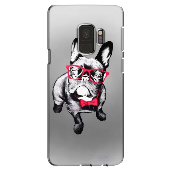 Чехол с рисунком «Бульдог в очках» для Samsung Galaxy S9 (G960) Чехол с рисунком «Бульдог в очках» для Samsung Galaxy S9 (G960)