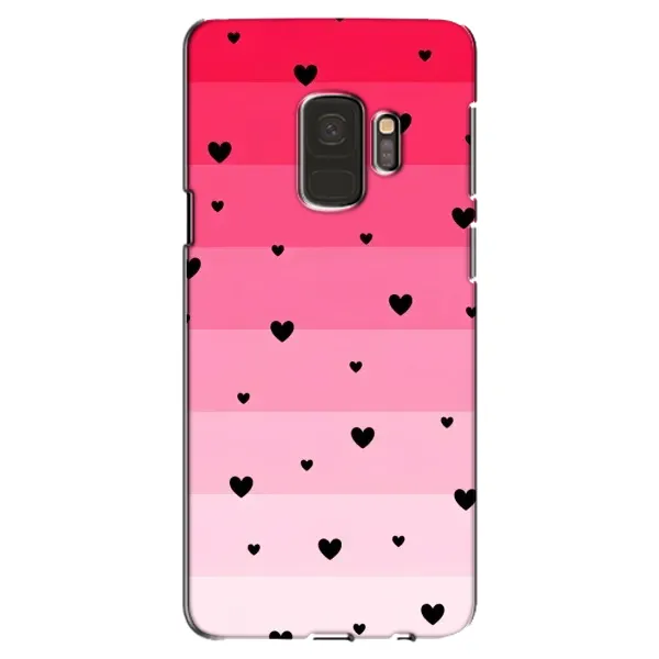 Чехол с рисунком «Чорные сердечки» для Samsung Galaxy S9 (G960) Чехол с рисунком «Чорные сердечки» для Samsung Galaxy S9 (G960)