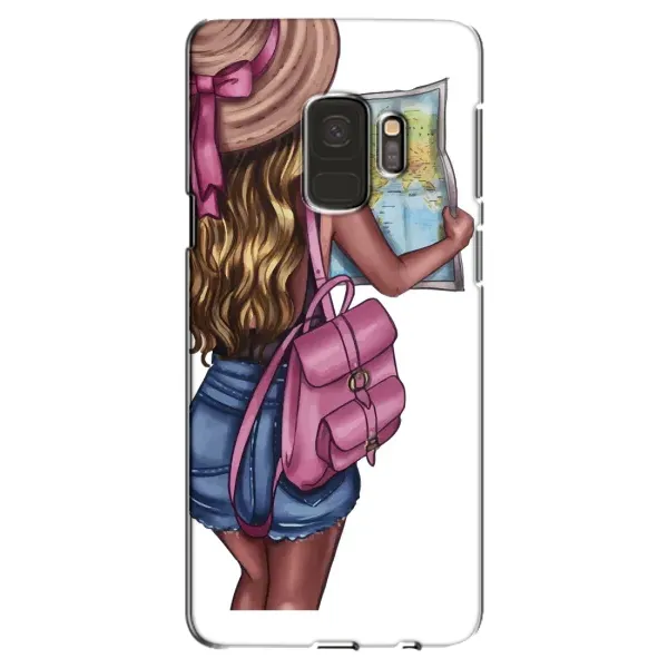 Чехол с рисунком «Девушка Путешественник» для Samsung Galaxy S9 (G960) Чехол с рисунком «Девушка Путешественник» для Samsung Galaxy S9 (G960)