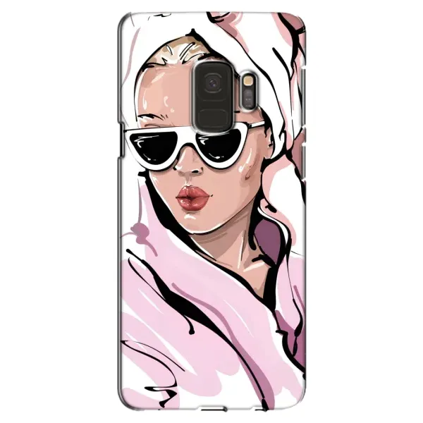 Чехол с рисунком «Девушка в халате» для Samsung Galaxy S9 (G960)