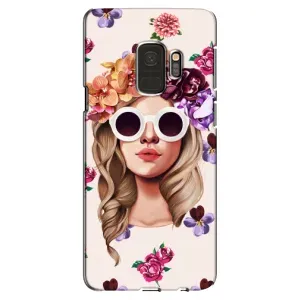 Чехол с картинкой Модные Девчонки Samsung Galaxy S9, G960 (Девушка в очках)
