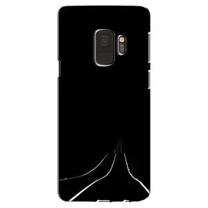 Чехол с картинками на черном фоне для Samsung Galaxy S9, G960 (Дорога)