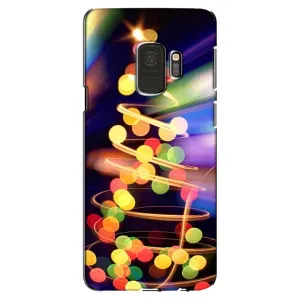 Чехол Новогодняя Елка на Samsung Galaxy S9, G960 (Гирлянды)