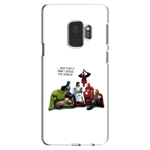 Чехлы для Samsung Galaxy S9, G960 (Для Христиан) (Иисус супергерой)