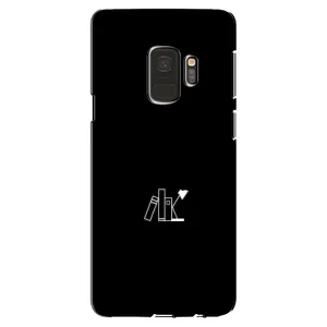 Чехол с картинками на черном фоне для Samsung Galaxy S9, G960 (Книжки)