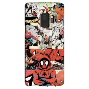 Чехол Супергерой Человека Паука на Samsung Galaxy S9, G960 (Комикс Паука)