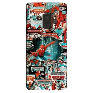 Чехол Супергерой Человека Паука на Samsung Galaxy S9, G960 (Комиксы Человек Паук)