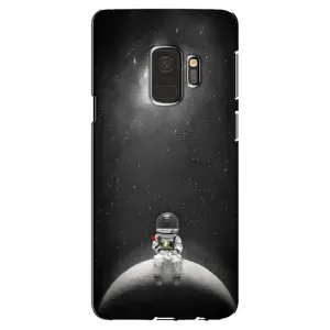 Силиконовый Чехол с принтом "Космонавты" на Samsung Galaxy S9, G960 (Космонавт романтик)