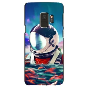 Силіконовый Чохол з принтом "Космонавти" на Samsung Galaxy S9, G960