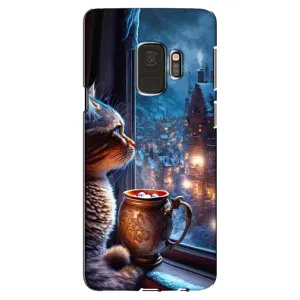 Чохли на Новий Рік Samsung Galaxy S9, G960 (Кіт новорічний)