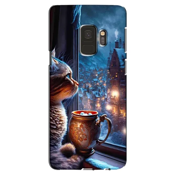 Чехол с рисунком «Кот новогодний» для Samsung Galaxy S9 (G960) Чехол с рисунком «Кот новогодний» для Samsung Galaxy S9 (G960)