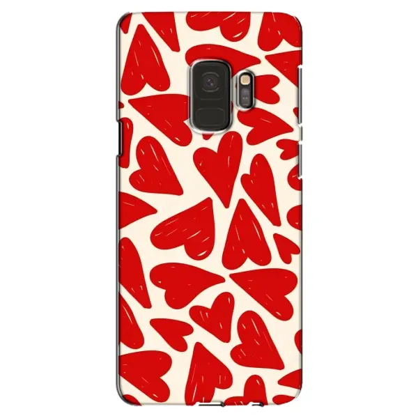 Чехол с рисунком «Красные сердечка» для Samsung Galaxy S9 (G960) Чехол с рисунком «Красные сердечка» для Samsung Galaxy S9 (G960)