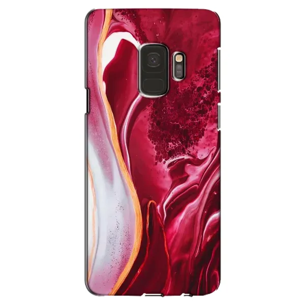 Чехол с рисунком «Красный мрамор» для Samsung Galaxy S9 (G960) Чехол с рисунком «Красный мрамор» для Samsung Galaxy S9 (G960)