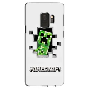 Чехлы для Samsung Galaxy S9, G960 (Персонажи Майн Крафт) (Крипер)