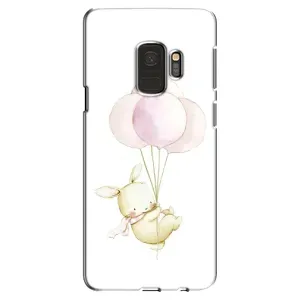 Силіконовий бампер з картинкою звірів для Samsung Galaxy S9, G960 (Кролик та кульки)