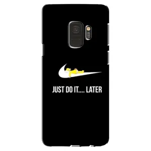 Силиконовый Чехол на Samsung Galaxy S9, G960 с картинкой Nike (Later)