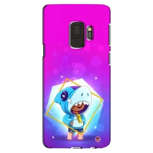 Чехол Бравл Старс для Samsung Galaxy S9, G960 (Леон в костюме Акулы)