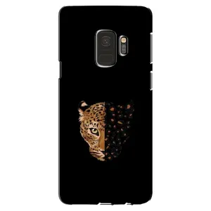 Чохол з леопардовим принтом на Samsung Galaxy S9, G960 (Леопард на чорному)