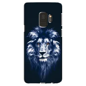 Чохол з картинкою на Samsung Galaxy S9, G960 (Лев – синій)