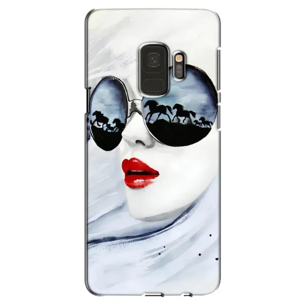 Чехол с рисунком «Любительница коней» для Samsung Galaxy S9 (G960)