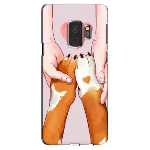 Чехол (ТПУ) Милые собачки для Samsung Galaxy S9, G960 (Любовь к собакам)