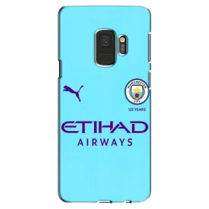 Силиконовые Чехлы принт Футбол на Samsung Galaxy S9, G960 (Man City)