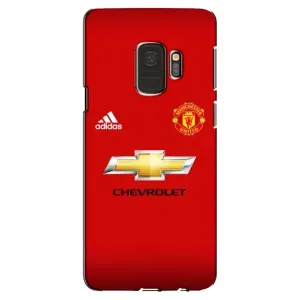 Силиконовые Чехлы принт Футбол на Samsung Galaxy S9, G960 (Man United)