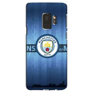Силиконовые Чехлы принт Футбол на Samsung Galaxy S9, G960 (ManCity)