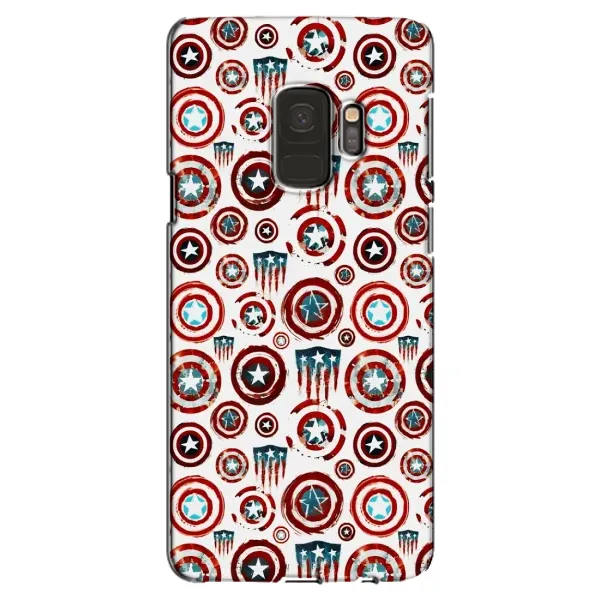 Чехол с рисунком «Марвел щиты» для Samsung Galaxy S9 (G960) Чехол с рисунком «Марвел щиты» для Samsung Galaxy S9 (G960)