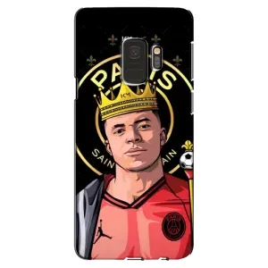 Чехол (TPU) с Футболистом на Samsung Galaxy S9, G960 (Mbappe King)
