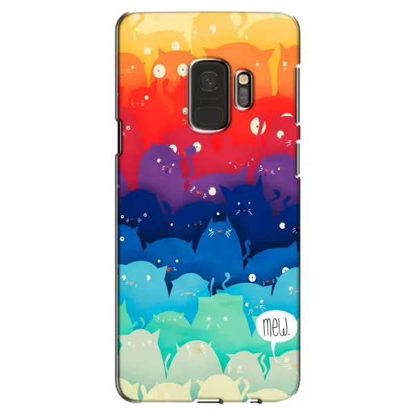 Чехол с рисунком «Mew» для Samsung Galaxy S9 (G960)