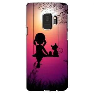 Дівчачий Чохол для Samsung Galaxy S9, G960 (На гойдалці)