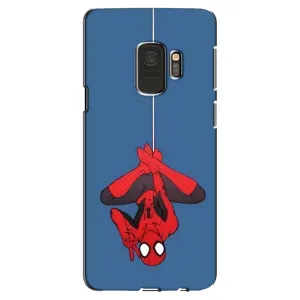 Чехол Супергерой Человека Паука на Samsung Galaxy S9, G960 (На паутине)