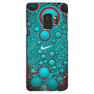 Силиконовый Чехол на Samsung Galaxy S9, G960 с картинкой Nike (Найк зеленый)
