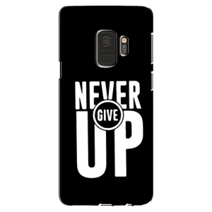 Силиконовый Чехол на Samsung Galaxy S9, G960 с картинкой Nike (Never Give UP)